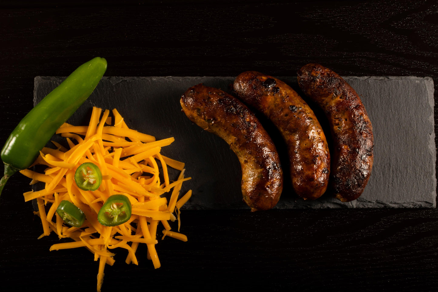 Smoked Jalapeno Sausage Links with Cheddar Cheese