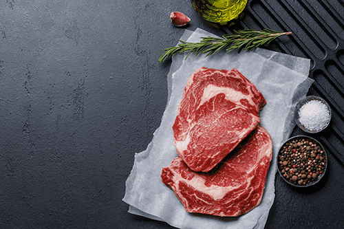Ribeye Steaks ($22.00/lb.- estimate listed below)