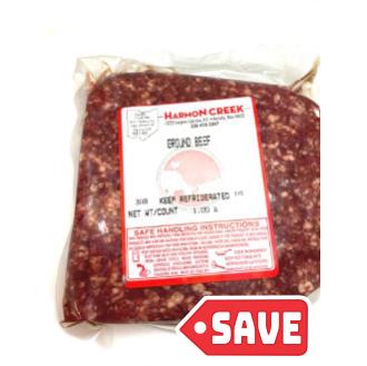 GROUND BEEF BULK PACKAGE DEAL $9.12/lb ($8.64/lb over 50lbs)