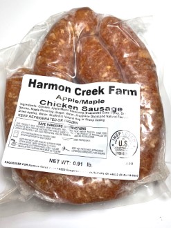 APPLE MAPLE CHICKEN SAUSAGE BRATS 4 PACK $9.90/LB