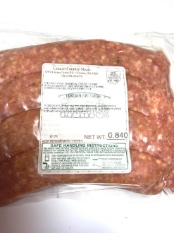 brats ITALIAN-pork 4 PACK $8.00/LB