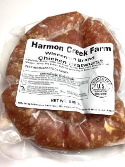 WISCONSIN CHICKEN SAUSAGE BRATS 4 PACK $9.90/LB