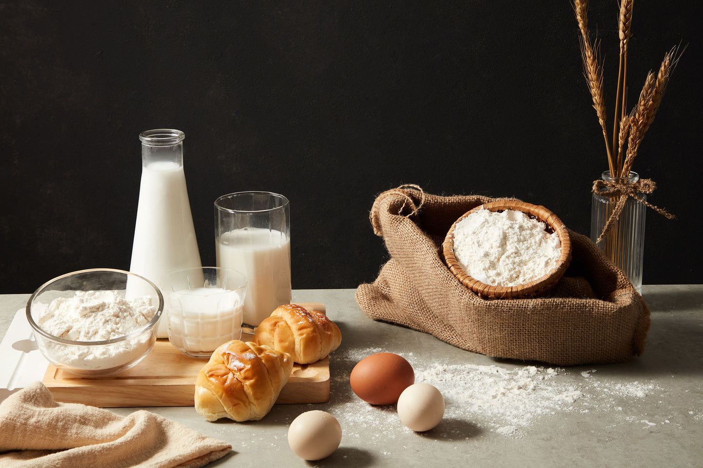 Organic local white pastry flour, 5 lbs.
