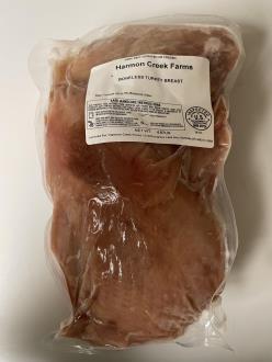 TURKEY WHOLE BONELESS BREASTS, 2 PER PACKAGE $13.50/LB (AVG 4.5-5 LBS.)