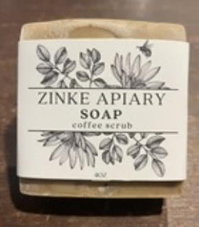 Coffee scrub soap, 4oz.- $7.50