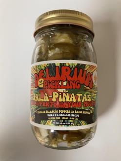 DELIRIUM PICKLING PICKLED JALAPENOS, 16 OZ. JAR $10.50