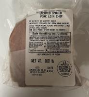 SMOKEDPORKCHOPS - SMOKED PORK CHOPS - BONE IN 2 PACK $10.50/LB